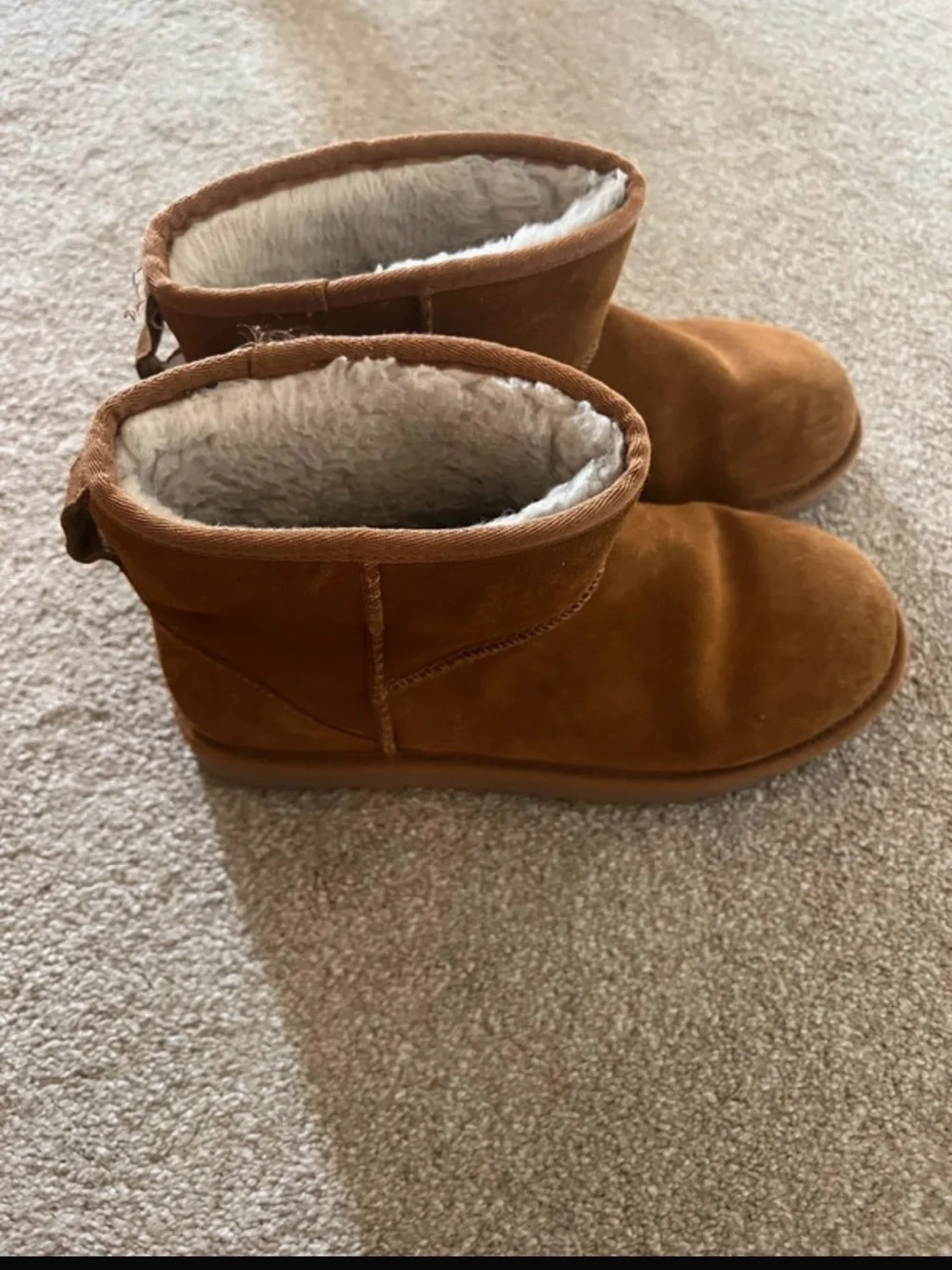 UGG Chestnut Shearling-Lined Boot Interior